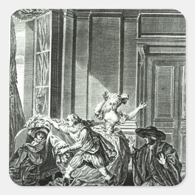 The Marriage of Figaro' Square Sticker (Front)