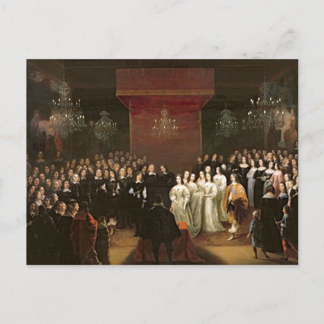 The Marriage of Frederick William Postcard (Front)