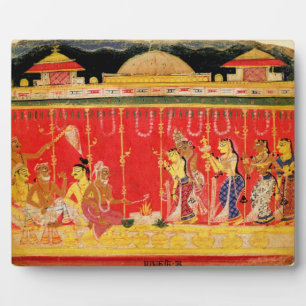 The Marriage of Krishna's Parents, from a disperse Plaque