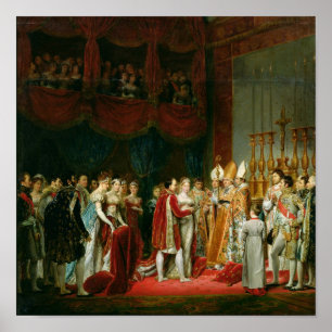 The Marriage of Napoleon I and Marie Poster