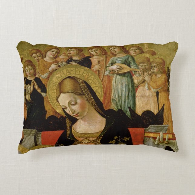 The Marriage of Saint Catherine of Siena Decorative Cushion (Front)