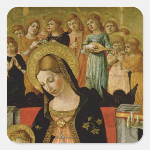 The Marriage of Saint Catherine of Siena Square Sticker