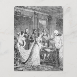 The Marriage of The Princess Charlotte of Postcard