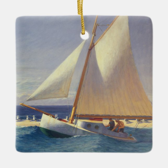 The Martha McKeen of Wellfleet Ceramic Tree Decoration (Front)