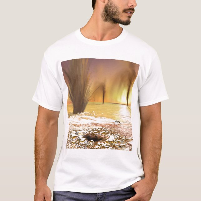 The Martian south polar ice cap T-Shirt (Front)