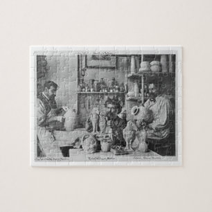 The Martin brothers in the studio at the Southall Jigsaw Puzzle