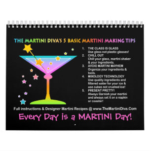 The Martini Diva's MARTINI RECIPES CALENDAR 1