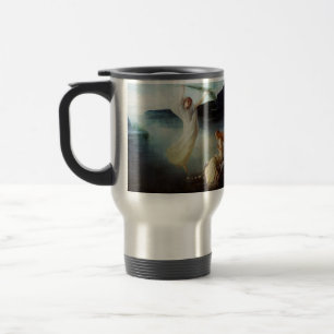 The martyrdom of Saint Cristina Travel Mug
