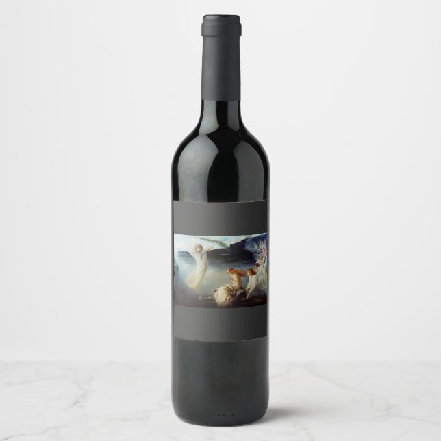 The martyrdom of Saint Cristina Wine Label (Front)