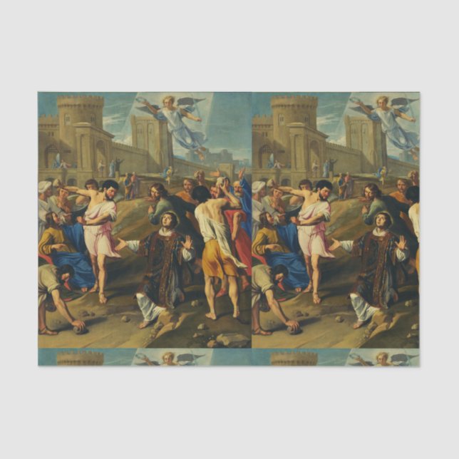 The Martyrdom of Saint Stephen Tissue Paper (Front)