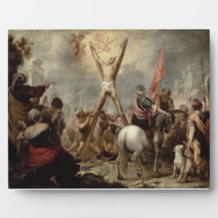 The Martyrdom of St. Andrew, 1675-82 (oil on canva Plaque
