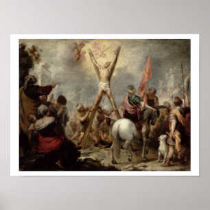 The Martyrdom of St. Andrew, 1675-82 (oil on canva Poster