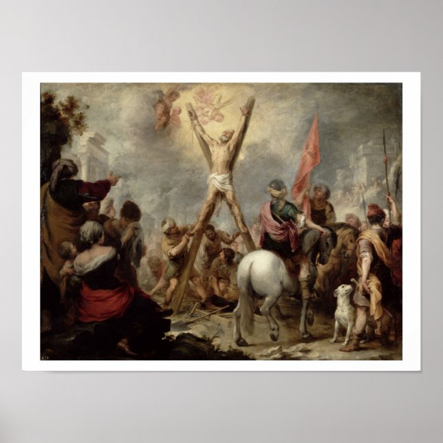 The Martyrdom of St. Andrew, 1675-82 (oil on canva Poster (Front)