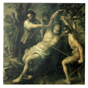 The Martyrdom of St. Bartholomew 2 Ceramic Tile