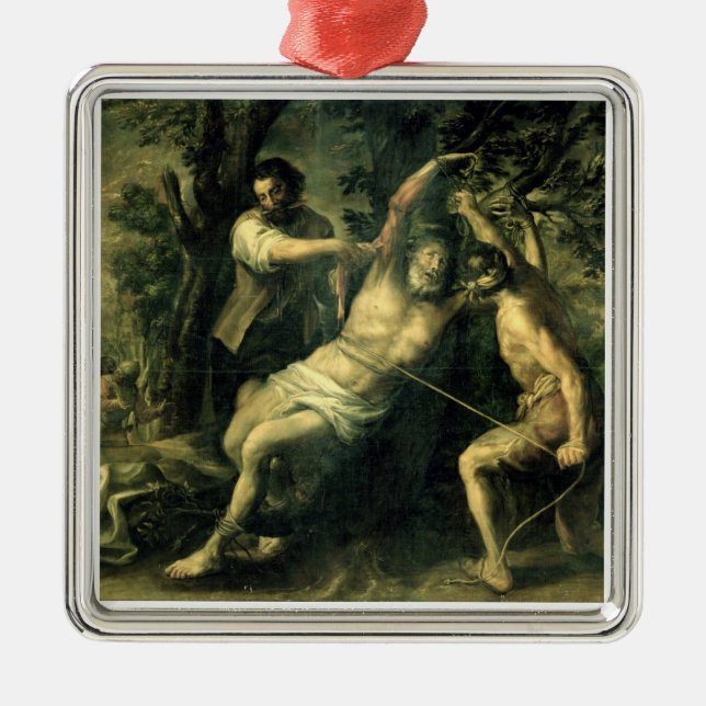The Martyrdom of St. Bartholomew 2 Metal Ornament (Front)