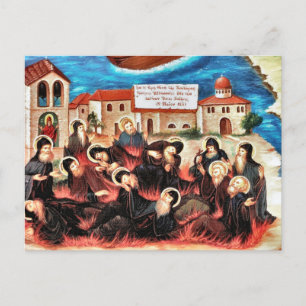 The Martyrs of Kantara Orthodox Christian Icon     Postcard