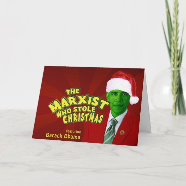 The Marxist Who Stole Christmas Holiday Card (Front)