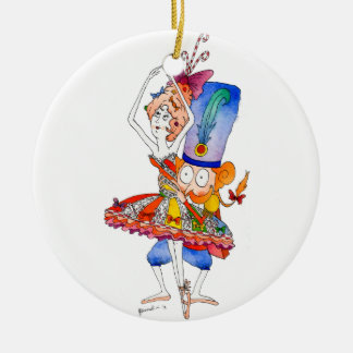 The Marzipan Ballerina - The Nutcracker Series Ceramic Ornament