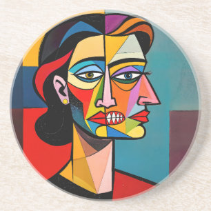 The Mask and the Monster - Portrait of a Deceiver Coaster