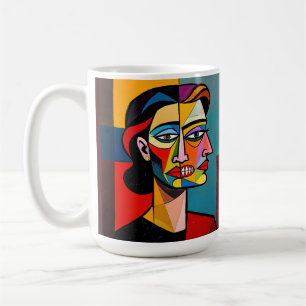 The Mask and the Monster - Portrait of a Deceiver Coffee Mug