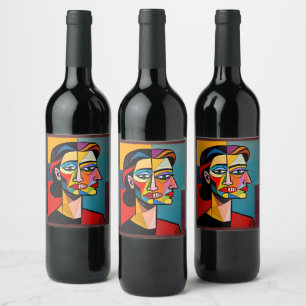 The Mask and the Monster - Portrait of a Deceiver Wine Label