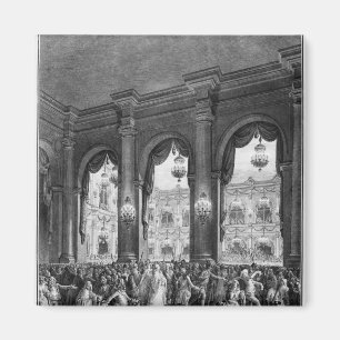 The masked ball, 23rd January 1782 Magnet