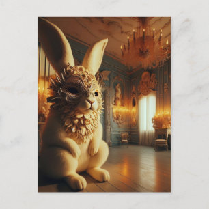 The Masked Rabbit Postcard