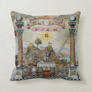 The Masonic Chart Cushion