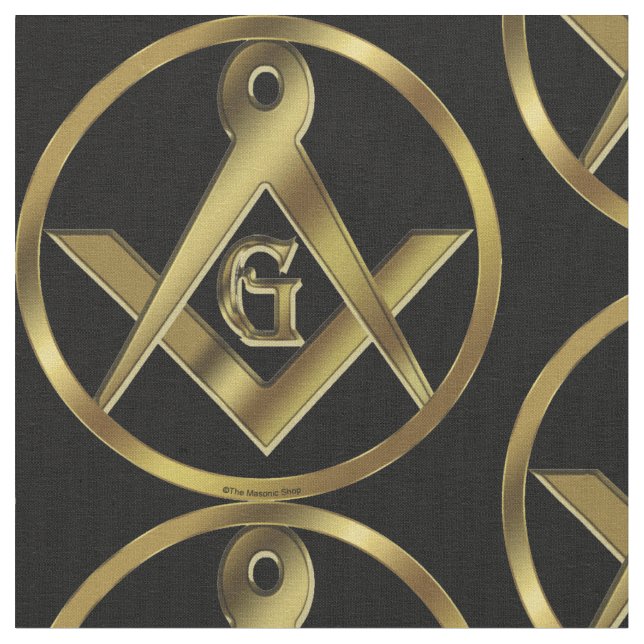 The Masonic Circle Fabric (Close Up)