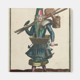 The Mason's Costume Magnet