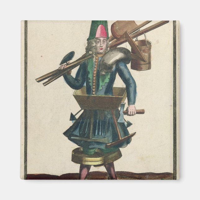The Mason's Costume Magnet (Front)