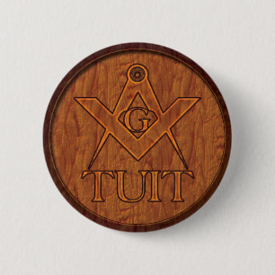 The Masons Round Tuit 6 Cm Round Badge