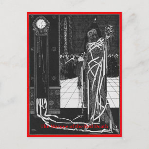 The Masque of the Red Death Postcard