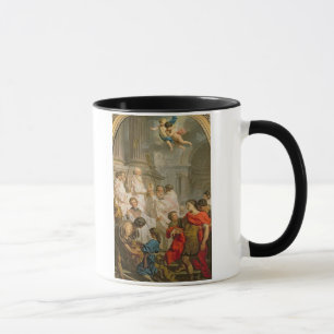 The Mass of St. Basil (oil on canvas) Mug
