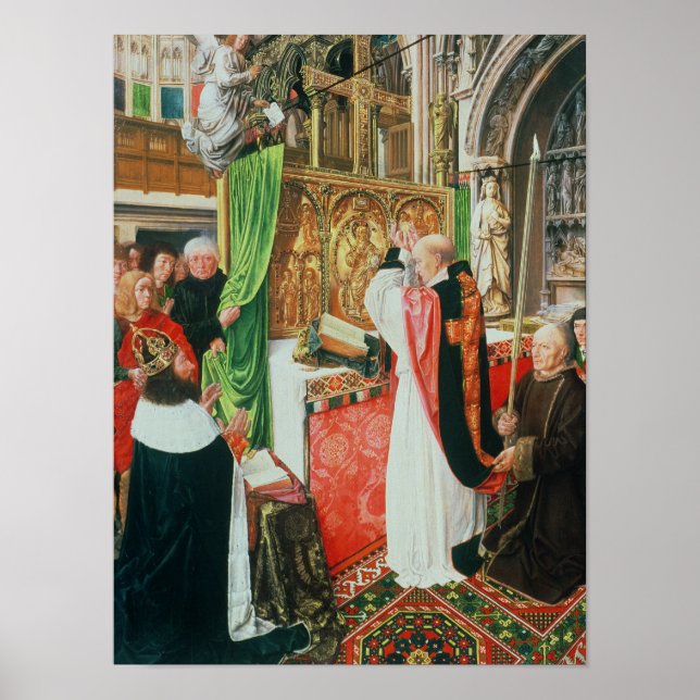 The Mass of St. Giles, c.1500 Poster (Front)