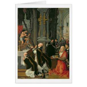 The Mass of St. Gregory (oil on canvas)