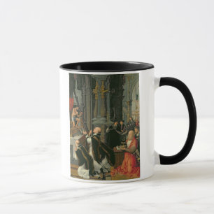 The Mass of St. Gregory (oil on canvas) Mug