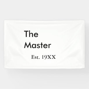 The Master boss name est year date man king title Banner