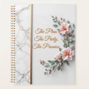 The Master Plan   Luxe Marble & Floral Wedding Planner
