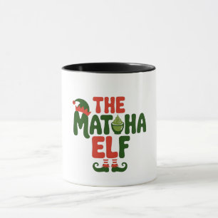 The Matcha Elf Funny Christmas Matcha Drink Mug