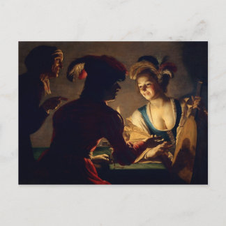 The Matchmaker - Gerrit Van Honthorst Postcard