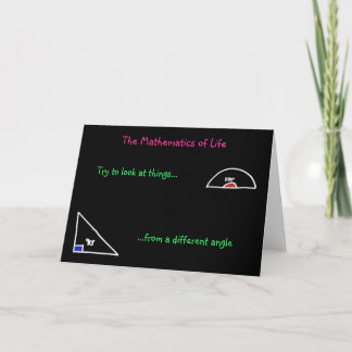 'The Mathematics of Life' Card