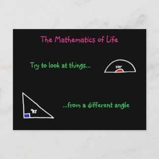 The Mathematics of Life Postcard