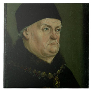 The Matheron Diptych: portrait of Rene I the 'Good Ceramic Tile