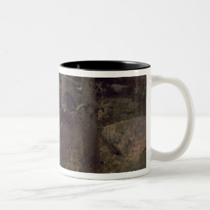 The Mating of the Capercaillies, 1888 Two-Tone Coffee Mug