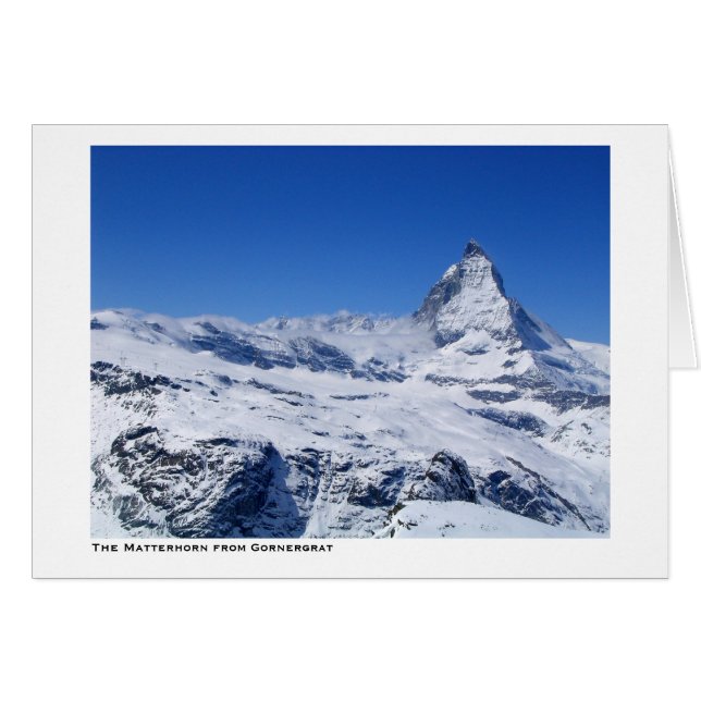 The Matterhorn from Gornergrat (Front Horizontal)