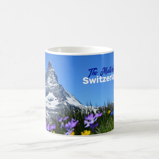 The Matterhorn Switzer Travel Souvenir  Coffee Mug (Center)