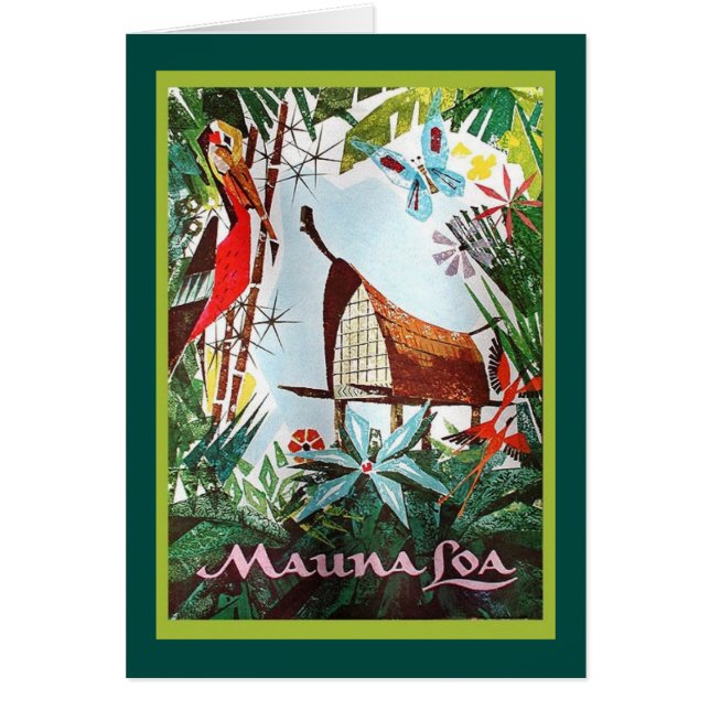 The Mauna Loa Lounge menu (Front)