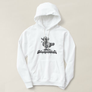 The Maverick Pigeon: 3D Graffiti Monochrome  Hoodie