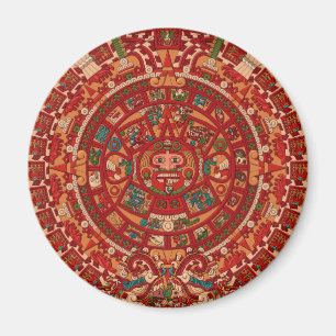 The Mayan / (Aztec) calendar wheel Magnet